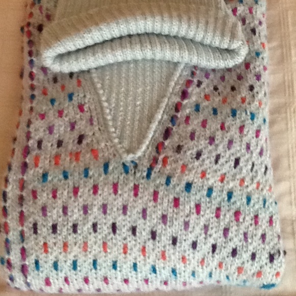 Alpaca turtleneck hand-knitted sweater sz M Peru - Picture 5 of 12